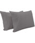 Фото #2 товара Superity Linen 100% Premium Cotton Pillow Cases - Soft and Breatheable - Open Enclosure - Standard - Lavender