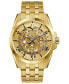 ფოტო #1 პროდუქტის Men's Automatic Classic Sutton Gold-Tone Stainless Steel Bracelet Watch 46mm