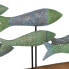 Фото #4 товара Декоративная фигура Зеленый Натуральный Рыбы 56 x 7 x 31 cm