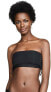 L*Space 186868 Womens Crystal Bandeau Top Swimwear Black Size Small - фото #1