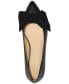 ფოტო #4 პროდუქტის Women's Debra Pointed-Toe Slip-On Bow Ballet Flats