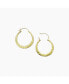 Sanctuary Project by Hammered Hoop Earrings Gold