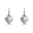 Фото #3 товара Tender girl earrings heart EA182W