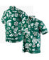 Фото #1 товара Men's Green Michigan State Spartans Floral Button-Up Shirt