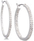 Crystal In & Out Hoop Extra Small Earrings