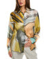 Фото #1 товара Helmut Lang Relaxed Silk Shirt Women's Yellow Xs