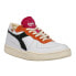 Фото #2 товара Diadora Mi Basket Row Cut Tennis Lace Up Mens White Sneakers Casual Shoes 17854