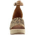 Фото #5 товара Matisse Roma Cheetah Print Espadrille Wedge Womens Brown Casual Sandals ROMA-LE