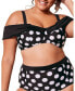 ფოტო #1 პროდუქტის Plus Size Baylie Swimwear Bra Top