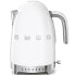 Фото #1 товара SMEG electric kettle KLF04WHEU (White) - 1.7 L - 2400 W - White - Plastic - Stainless steel - Adjustable thermostat - Water level indicator