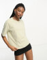 Weekday Perfect relaxed fit t-shirt in beige