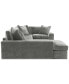 Фото #13 товара Michola 155" 3-Pc. Fabric Sectional with Chaise, Created for Macy's