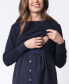 ფოტო #2 პროდუქტის Women's Mock Sweater Maternity Nursing Dress