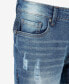 Фото #3 товара Men's Regular Fit Moto Jeans