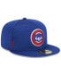 Фото #3 товара Men's Royal Chicago Cubs 2024 Clubhouse 59FIFTY Fitted Hat