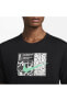 Running DYE Miler Dri-FIT Graphic T-shirt in Black Siyah Erkek Spor Tişört