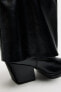 Фото #9 товара Сапоги-гетры на высоком каблуке ZARA