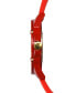 ფოტო #4 პროდუქტის Unisex 71st Red Silicone Strap Watch 44mm