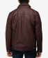 Men's Faux Shearling Lining Utility Jacket