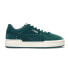 Фото #1 товара Puma Ca Pro Velour Lace Up Mens Green Sneakers Casual Shoes 39711201