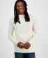 Фото #1 товара Men's Regular-Fit Solid Crewneck Sweater, Created for Macy's