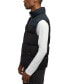 Фото #3 товара Men's Ovela Quilted Colorblocked Mixed-Media Full-Zip Vest