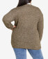 Plus Size Amber Boucle Cardigan Sweater