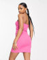 Only jersey cami bodycon mini dress in pink