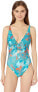 Фото #1 товара Kenneth Cole New York Women's 188478 One Piece Swimsuit Size XL