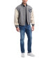 ფოტო #4 პროდუქტის Men's Leather Varsity Jacket