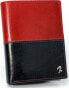 Rovicky Skórzany portfel pionowy dwukolorowy składany Rovicky