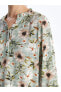 LCW Grace Kaçık Yaka Desenli Kadın Bluz
