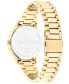 ფოტო #3 პროდუქტის Unisex Gold-Tone Stainless Steel Bracelet Watch 35mm