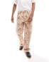 Фото #4 товара Guess Originals relaxed fit denim jeans in beige with all over cowboy print