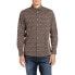 REPLAY M4049A.000.74959 long sleeve shirt Brown / Natural White, S - фото #1