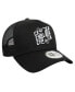 Фото #3 товара Men's Black Chelsea Wordmark Overlay A-Frame Trucker 9FORTY Adjustable Hat