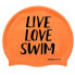 Фото #1 товара BUDDYSWIM Live Love Swim Silicone Swimming Cap