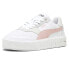 Фото #2 товара Puma Cali Court Leather Lace Up Womens White Sneakers Casual Shoes 39380206