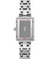 ფოტო #2 პროდუქტის Women's Mink Platinum Series Silver-Tone Stainless Steel Watch, 28mm