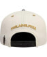 ფოტო #4 პროდუქტის Men's Cream, Black Philadelphia 76ers Album Cover Snapback Hat