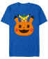 Men's Pokemon Pumpkin Pika Short Sleeves T-shirt Синий, Средний - фото #1