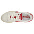Фото #4 товара Diadora Game L Low Icona Lace Up Mens Off White, Red Sneakers Casual Shoes 1779