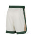 Фото #2 товара Men's Cream Boston Celtics 2023/24 City Edition Swingman Shorts