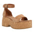 Фото #2 товара TOMS Laila Suede Platform Ankle Strap Womens Brown Casual Sandals 10020755T-200