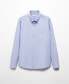 Фото #7 товара Men's Regular Fit Oxford Cotton Shirt