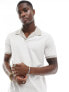 Hollister collar knitted shirt in tan texture