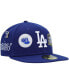 Головной убор New Era мужской Royal Los Angeles Dodgers Historic World Series Champions 59FIFTY Синий, 7 7/8 - фото #3