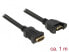 Фото #2 товара Delock 85466 - 1 m - HDMI Type A (Standard) - HDMI Type A (Standard) - 3840 x 2160 pixels - 10.2 Gbit/s - Black