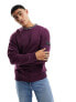 Фото #7 товара Calvin Klein running logo comfort sweatshirt in purple