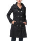 Фото #3 товара Women's Eeva Water-Resistant Hooded Trench Coat